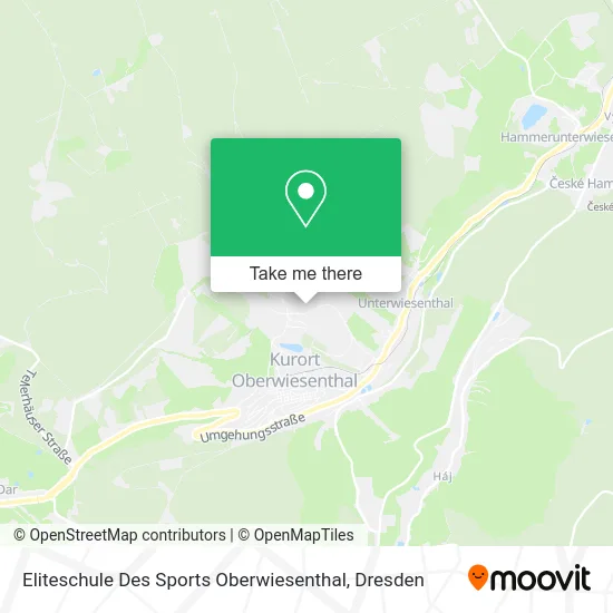Карта Eliteschule Des Sports Oberwiesenthal