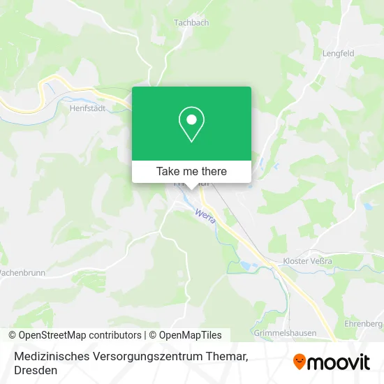 Карта Medizinisches Versorgungszentrum Themar