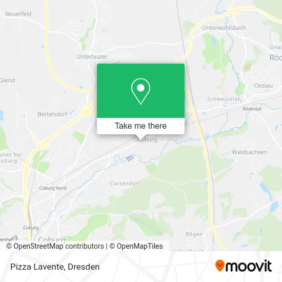 Карта Pizza Lavente