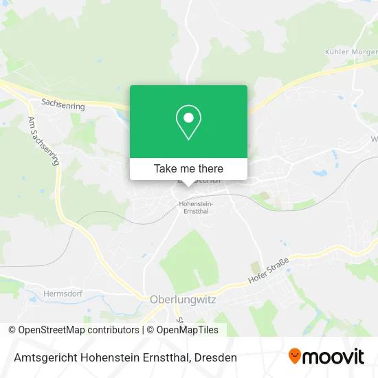 Карта Amtsgericht Hohenstein Ernstthal