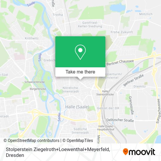 Карта Stolperstein Ziegelroth+Loewenthal+Meyerfeld