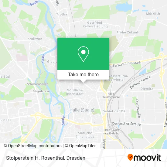 Карта Stolperstein H. Rosenthal