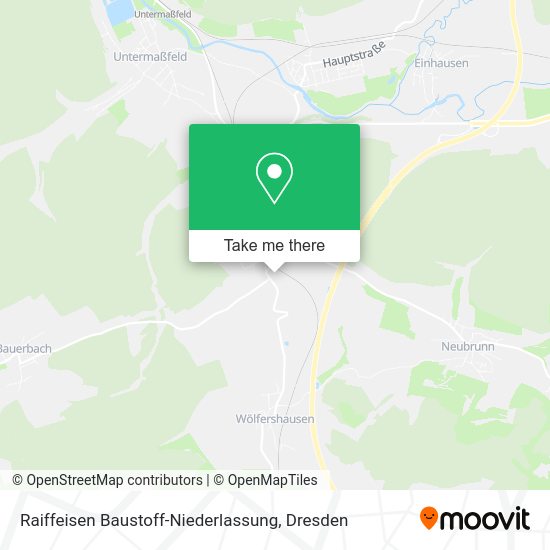 Карта Raiffeisen Baustoff-Niederlassung