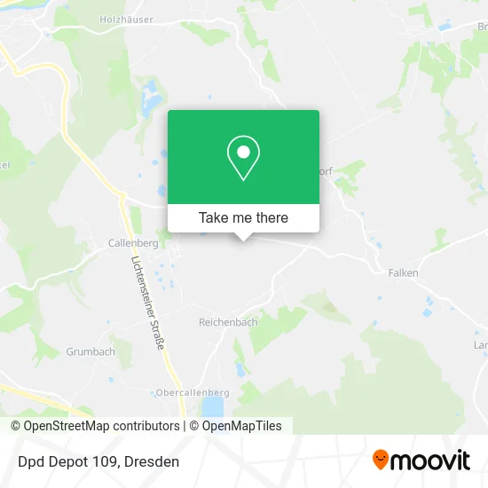 Карта Dpd Depot 109