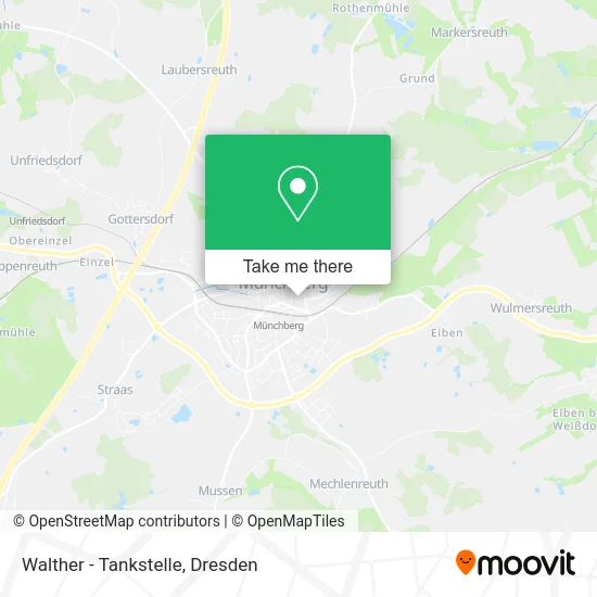 Карта Walther - Tankstelle