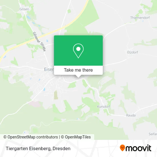 Карта Tiergarten Eisenberg