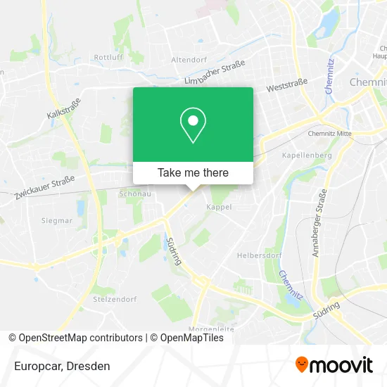 Карта Europcar