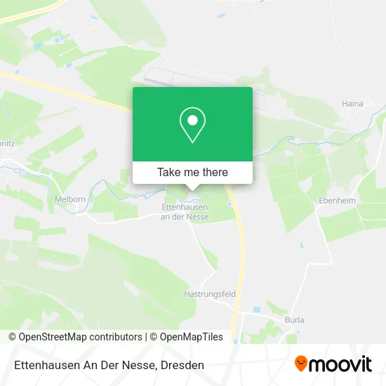 Карта Ettenhausen An Der Nesse