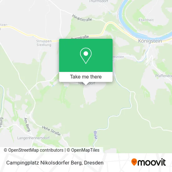 Карта Campingplatz Nikolsdorfer Berg