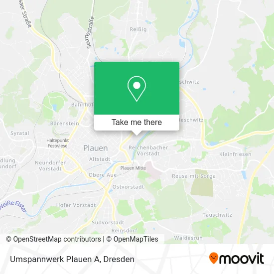 Карта Umspannwerk Plauen A