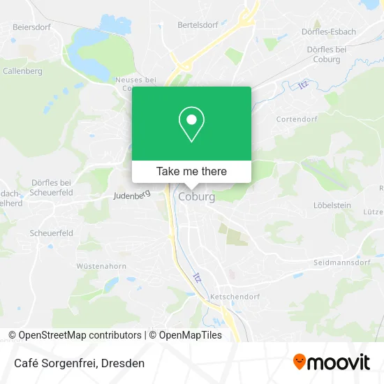 Карта Café Sorgenfrei