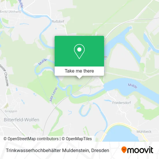 Карта Trinkwasserhochbehälter Muldenstein