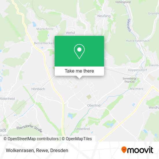 Карта Wolkenrasen, Rewe