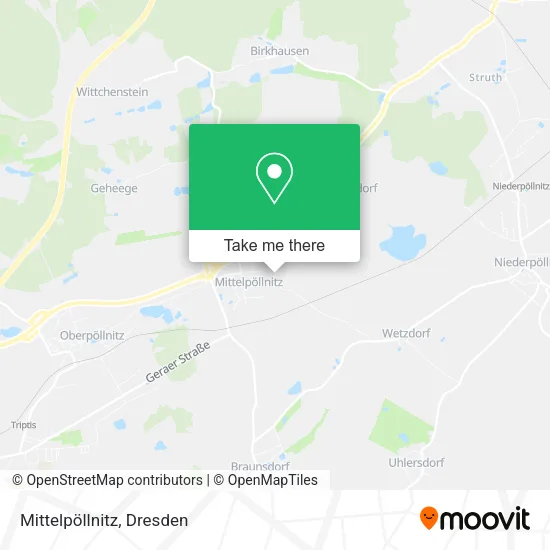 Карта Mittelpöllnitz
