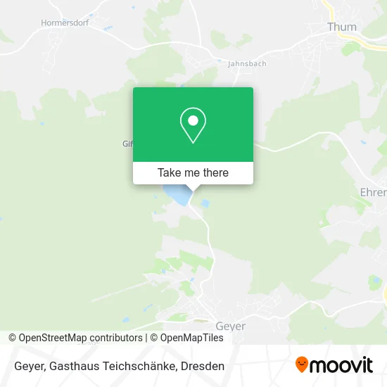 Карта Geyer, Gasthaus Teichschänke