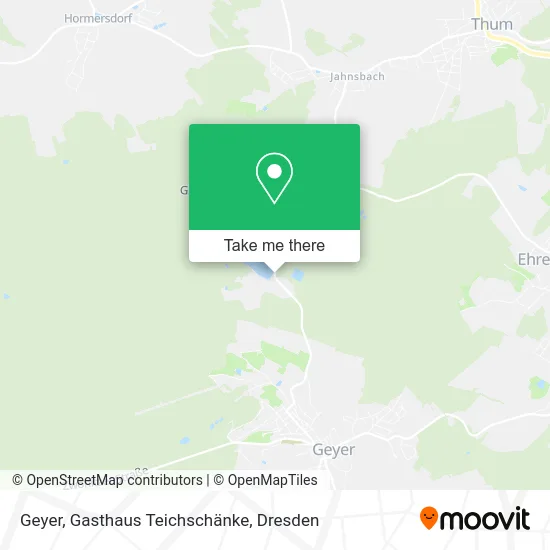 Карта Geyer, Gasthaus Teichschänke