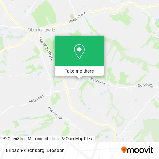 Карта Erlbach-Kirchberg