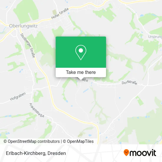 Карта Erlbach-Kirchberg