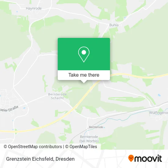Карта Grenzstein Eichsfeld