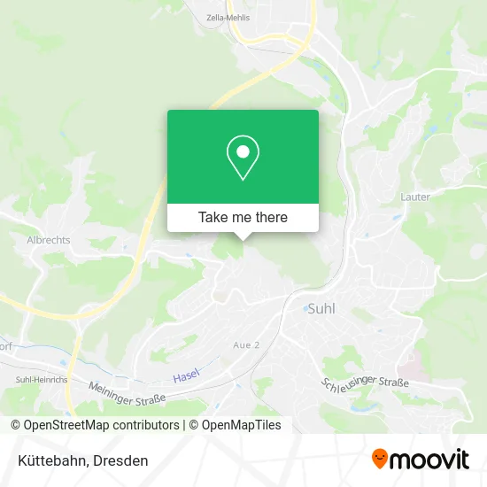 Карта Küttebahn