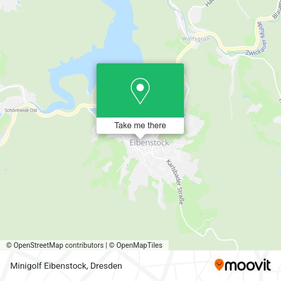 Карта Minigolf Eibenstock
