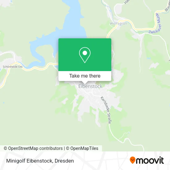 Карта Minigolf Eibenstock