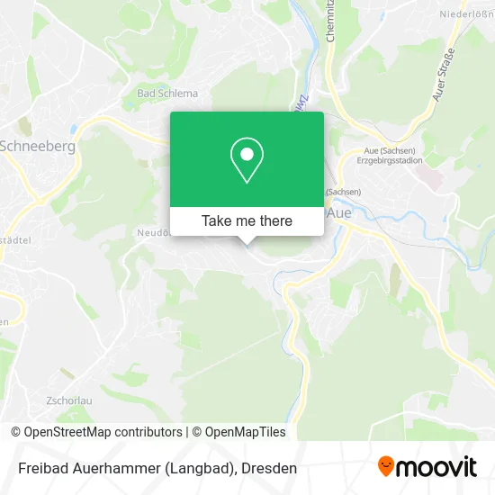 Карта Freibad Auerhammer (Langbad)