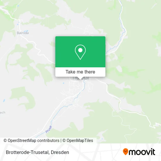 Карта Brotterode-Trusetal