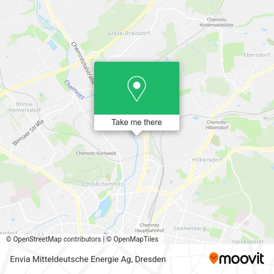 Карта Envia Mitteldeutsche Energie Ag