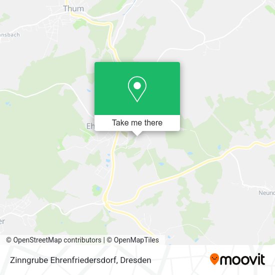 Карта Zinngrube Ehrenfriedersdorf