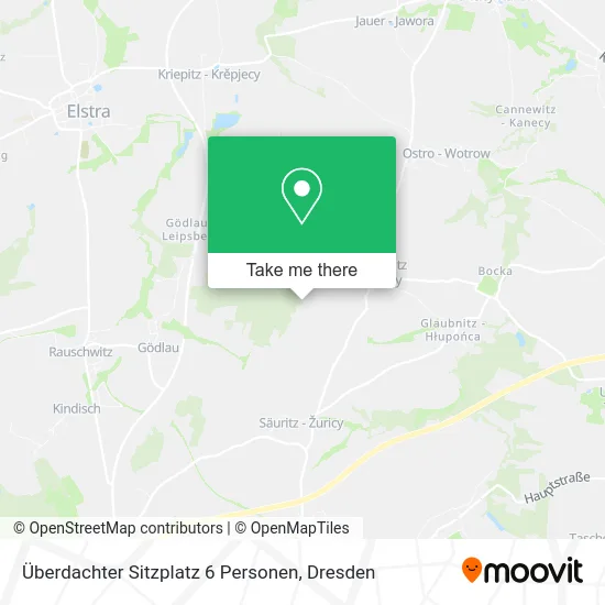 Карта Überdachter Sitzplatz 6 Personen