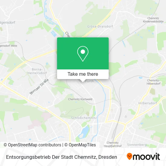 Карта Entsorgungsbetrieb Der Stadt Chemnitz