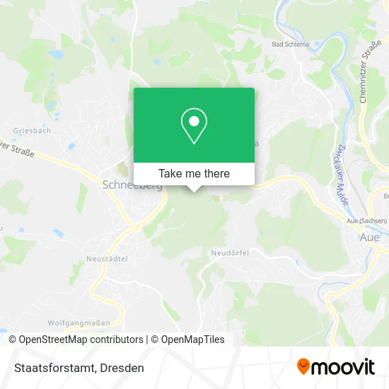 Карта Staatsforstamt