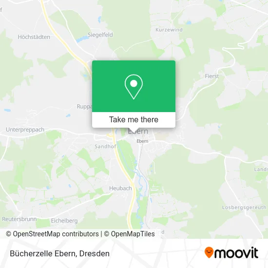 Карта Bücherzelle Ebern