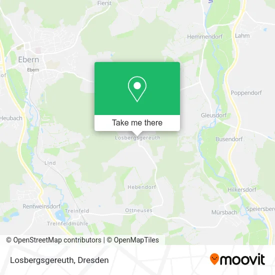 Карта Losbergsgereuth
