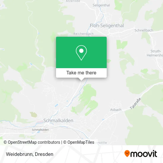 Карта Weidebrunn