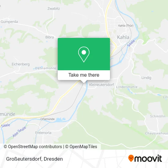 Карта Großeutersdorf