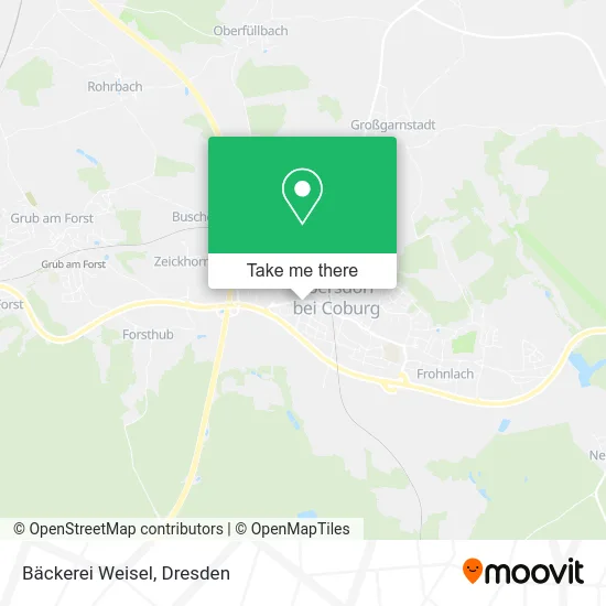 Карта Bäckerei Weisel