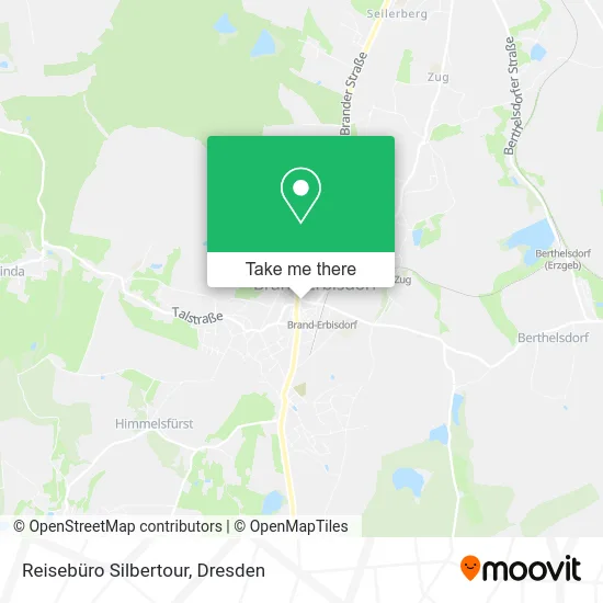 Карта Reisebüro Silbertour