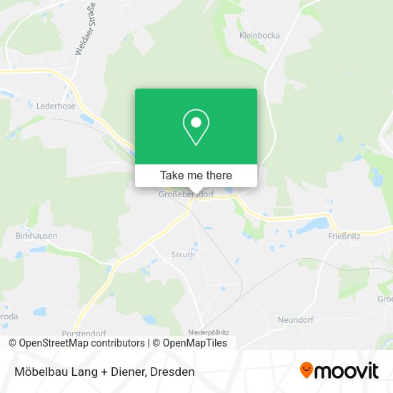 Карта Möbelbau Lang + Diener