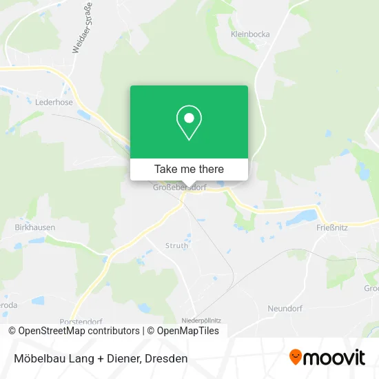 Карта Möbelbau Lang + Diener