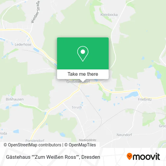 Карта Gästehaus ""Zum Weißen Ross""