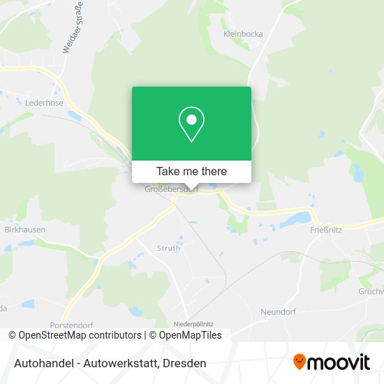 Карта Autohandel - Autowerkstatt