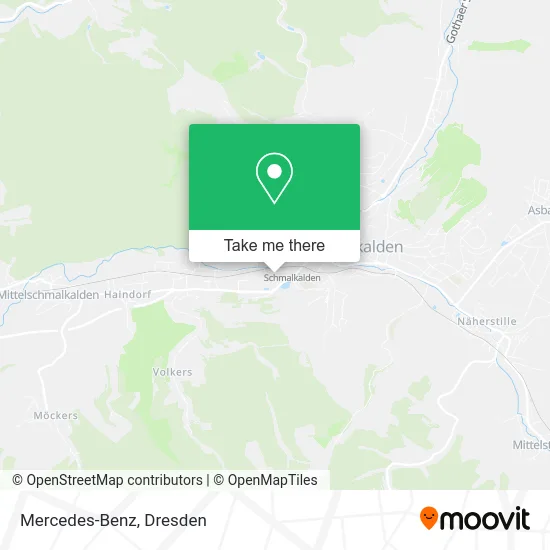 Карта Mercedes-Benz