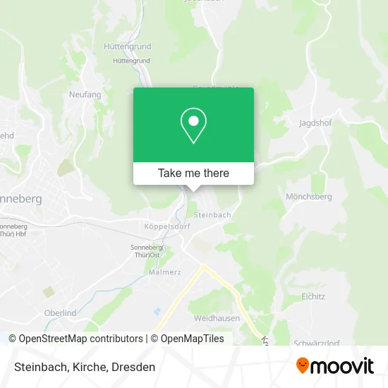 Карта Steinbach, Kirche