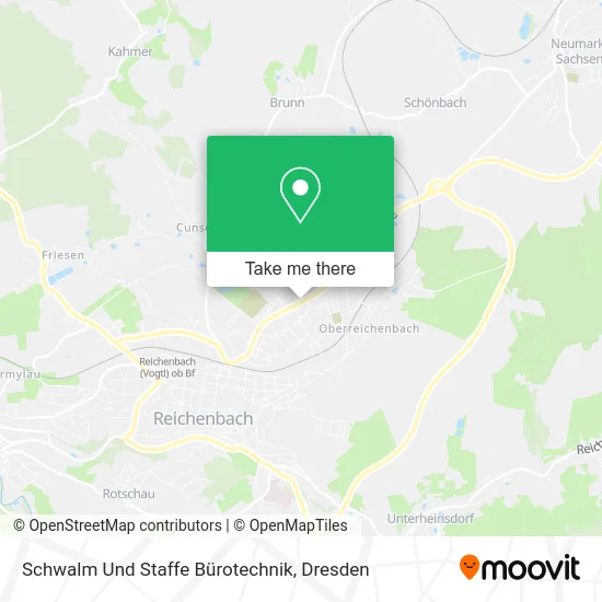 Карта Schwalm Und Staffe Bürotechnik