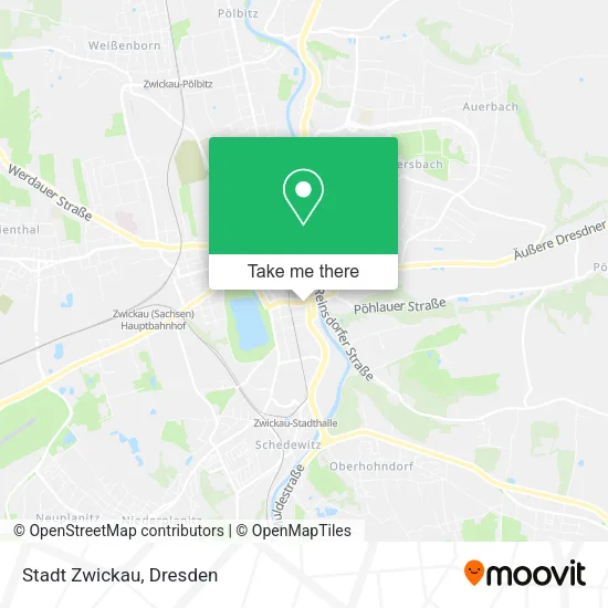 Карта Stadt Zwickau