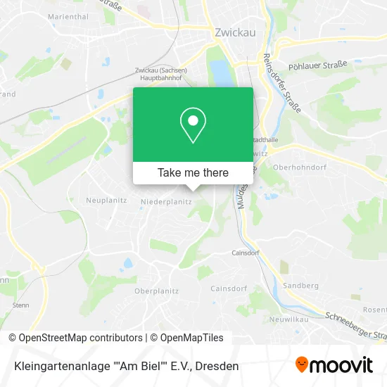 Карта Kleingartenanlage ""Am Biel"" E.V.