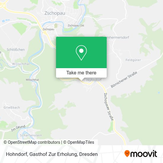 Карта Hohndorf, Gasthof Zur Erholung