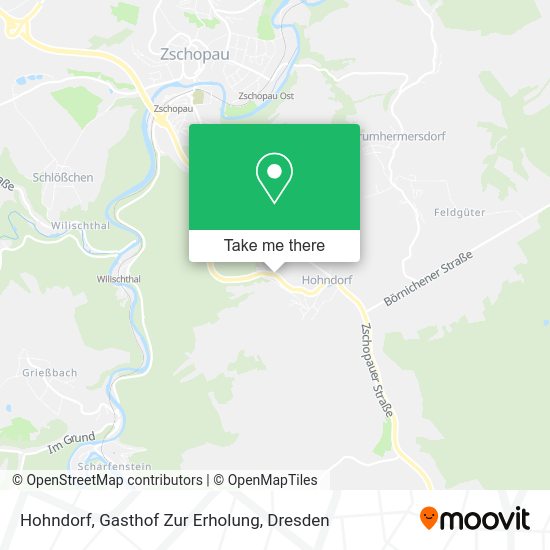 Карта Hohndorf, Gasthof Zur Erholung